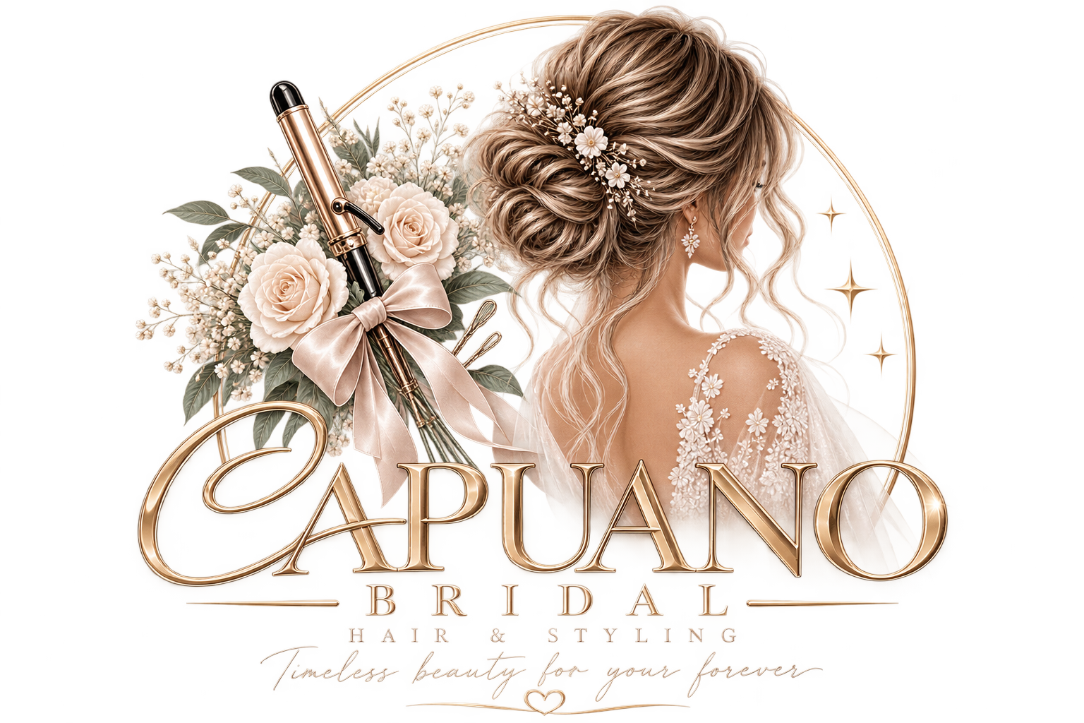 Capuano Bridal Hair & Styling logo